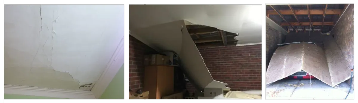 Fallen Garage Ceilings