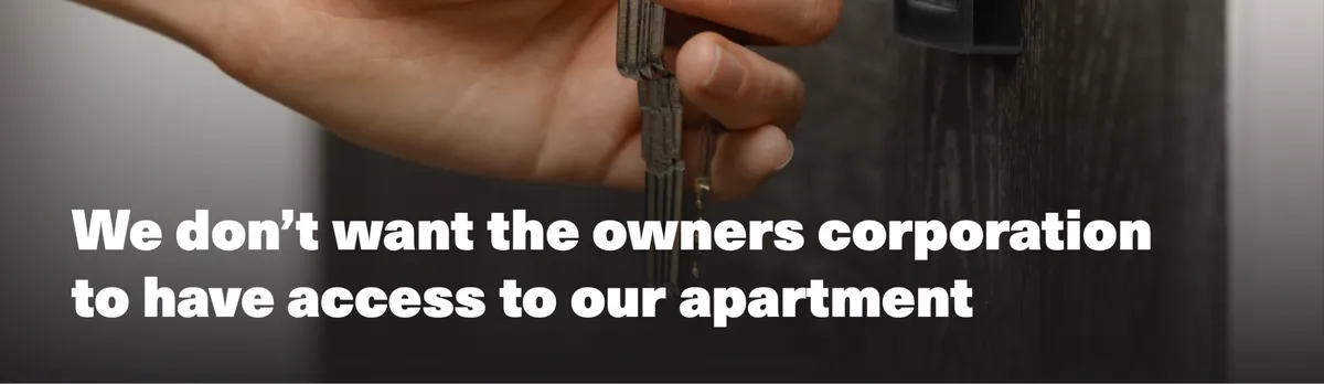 Owners Corporation Access to Apartments